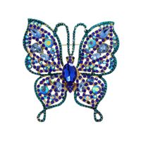 Korean Style Butterfly Alloy Metal Artificial Gemstones Unisex Brooches main image 3