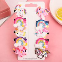 Cute Cactus Rainbow Fruit Arylic Flowers Hair Clip 1 Set sku image 7