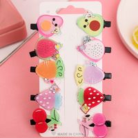 Cute Cactus Rainbow Fruit Arylic Flowers Hair Clip 1 Set sku image 17