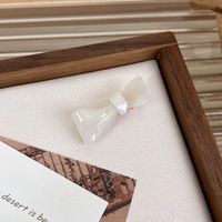 Retro Bow Knot Acetic Acid Sheets Stoving Varnish Hair Clip 1 Piece sku image 2