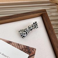 Retro Bow Knot Acetic Acid Sheets Stoving Varnish Hair Clip 1 Piece sku image 1