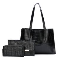 Women's Medium Summer Pu Leather Business Bag Sets sku image 7