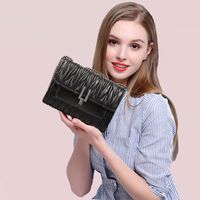 Mujeres Pequeña Cuero Sintético Color Sólido Moda Cuadrado Cerrar Bolso Bandolera main image 3