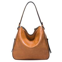 Women's Large All Seasons Pu Leather Color Block Fashion Pillow Shape Zipper Bag Sets main image 3
