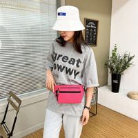 Unisex Streetwear Solid Color Nylon Waist Bags main image 5