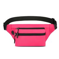 Unisex Streetwear Solid Color Nylon Waist Bags sku image 7