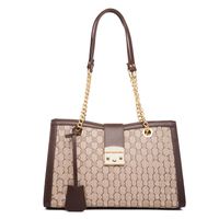 Women's Large All Seasons Pu Leather Solid Color Fashion Square Zipper Tote Bag main image 3