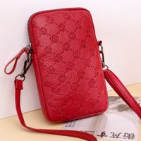 Women's Small Pu Leather Solid Color Fashion Square Zipper Crossbody Bag main image 6