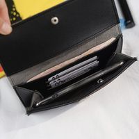 Women's Solid Color Pu Leather Magnetic Buckle Wallets main image 2