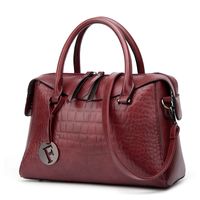 Women's Medium All Seasons Pu Leather Solid Color Vintage Style Pillow Shape Zipper Handbag main image 3