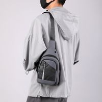 Men's Fashion Solid Color Nylon Waist Bags main image 5