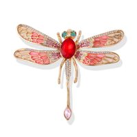 Lady Insect Alloy Stoving Varnish Plating Artificial Gemstones Unisex Brooches main image 2
