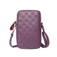 Women's Small Pu Leather Solid Color Fashion Square Zipper Crossbody Bag sku image 2