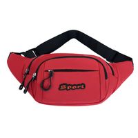 Unisex Fashion Solid Color Oxford Cloth Waist Bags main image 1