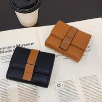 Women's Solid Color Pu Leather Magnetic Buckle Wallets main image 2