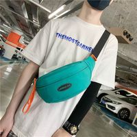 Unisex Fashion Solid Color Oxford Cloth Waist Bags main image 4