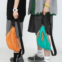 Unisex Basic Solid Color Nylon Waist Bags main image 2