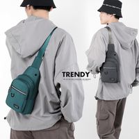 Men's Fashion Solid Color Nylon Waist Bags main image 4