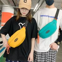 Unisex Fashion Solid Color Oxford Cloth Waist Bags main image 1