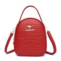 Femmes Moyen Toutes Les Saisons Faux Cuir Couleur Unie Mode Ovale Fermeture Éclair Cercle Sac sku image 5