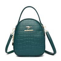 Women's Medium All Seasons Pu Leather Solid Color Fashion Oval Zipper Circle Bag main image 3