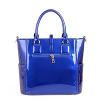 Women's Medium All Seasons Pu Leather Solid Color Fashion Square Zipper Bag Sets main image 4