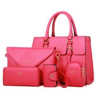 Femmes Grande Toutes Les Saisons Faux Cuir Mode Ensembles De Sacs main image 1