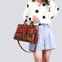 Women's Large All Seasons Pu Leather Fashion Tote Bag main image 4