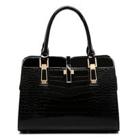 Women's Medium All Seasons Pu Leather Crocodile Fashion Square Zipper Handbag main image 1