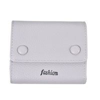 Women's Solid Color Pu Leather Magnetic Buckle Wallets main image 5