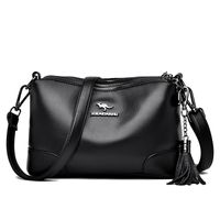 Women's Small Pu Leather Solid Color Fashion Square Zipper Crossbody Bag sku image 3