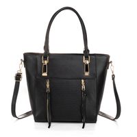 Women's Medium All Seasons Pu Leather Solid Color Vintage Style Square Zipper Handbag sku image 2