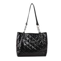 Women's Medium All Seasons Pu Leather Lingge Fashion Square Zipper Tote Bag main image 3