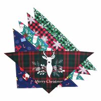 Casual Polyester Christmas Cartoon Printing Pet Saliva Towel 1 Piece main image 6