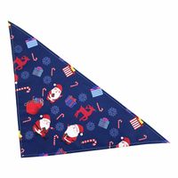 Casual Polyester Christmas Cartoon Printing Pet Saliva Towel 1 Piece sku image 8