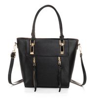 Women's Medium All Seasons Pu Leather Solid Color Vintage Style Square Zipper Handbag main image 1