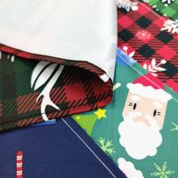 Casual Polyester Christmas Cartoon Printing Pet Saliva Towel 1 Piece main image 4
