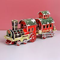 Paper Children's Puzzle Assembly Diy Christmas 3d Three-dimensional Puzzle Toy main image 5