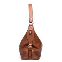 Women's Medium All Seasons Pu Leather Solid Color Fashion Square Zipper Shoulder Bag main image 3