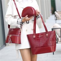 Women's Large All Seasons Pu Leather Fashion Bag Sets main image 6