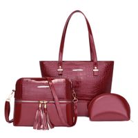 Women's Large All Seasons Pu Leather Fashion Bag Sets main image 3