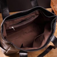 Women's Large All Seasons Pu Leather Solid Color Fashion Square Zipper Tote Bag main image 3