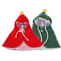 Lässig Flanell Weihnachten Einfarbig Patchwork Kleidung Für Haustiere 1 Stück main image 5
