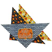 Casual Polyester Halloween Pumpkin Printing Pet Saliva Towel 1 Piece main image 1