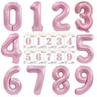 Birthday Number Aluminum Film Party Balloons sku image 82