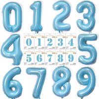 Birthday Number Aluminum Film Party Balloons sku image 81