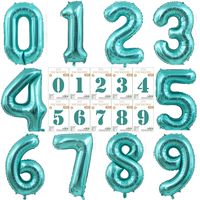 Birthday Number Aluminum Film Party Balloons sku image 74
