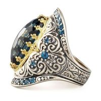 Retro Butterfly Alloy Butterfly Rhinestones Unisex Rings 1 Piece main image 5