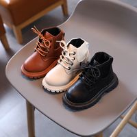 Unisex Fashion Solid Color Round Toe Martin Boots main image 1