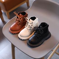Unisex Fashion Solid Color Round Toe Martin Boots main image 6